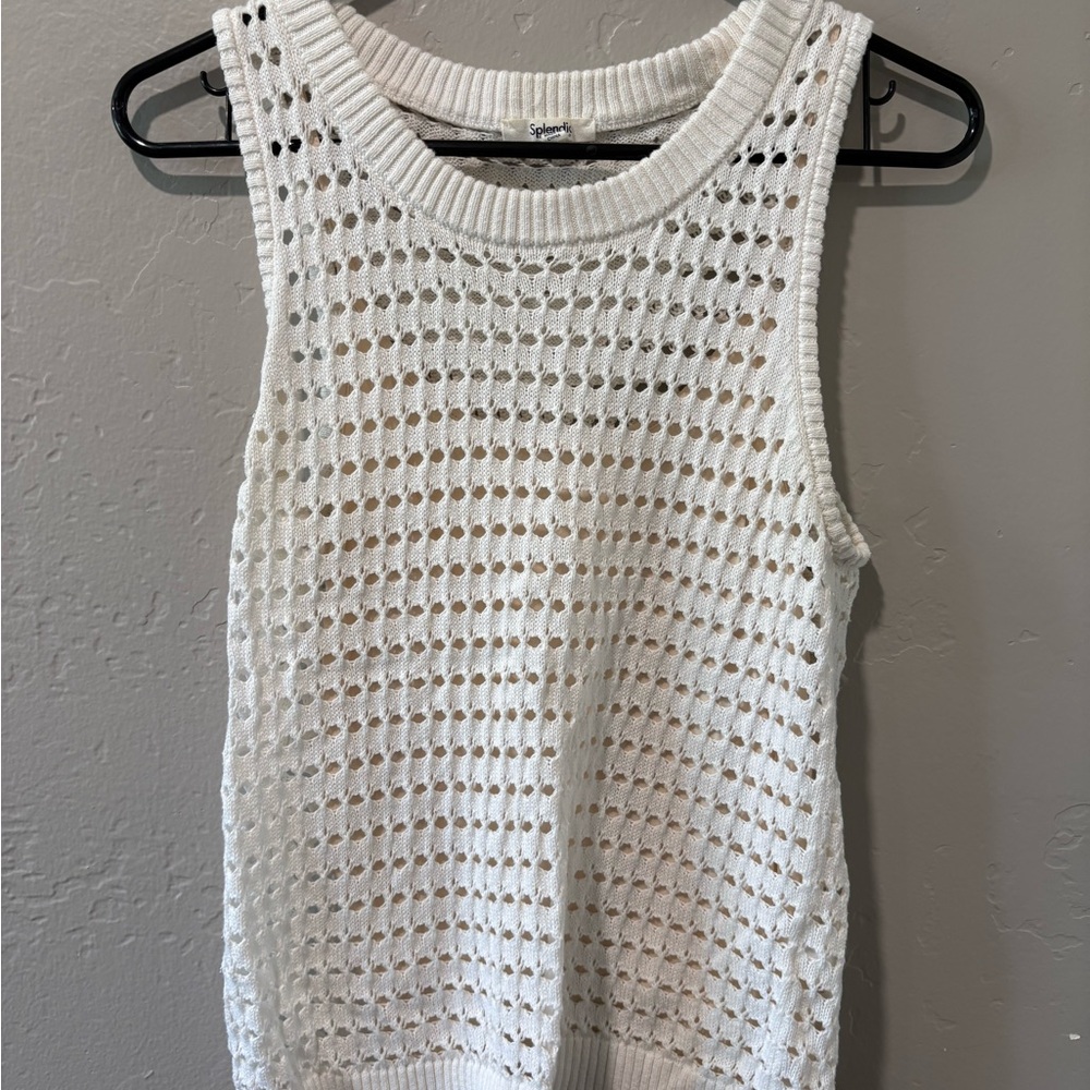 Splendid Ivory Knit Tank - Picture 2 of 8